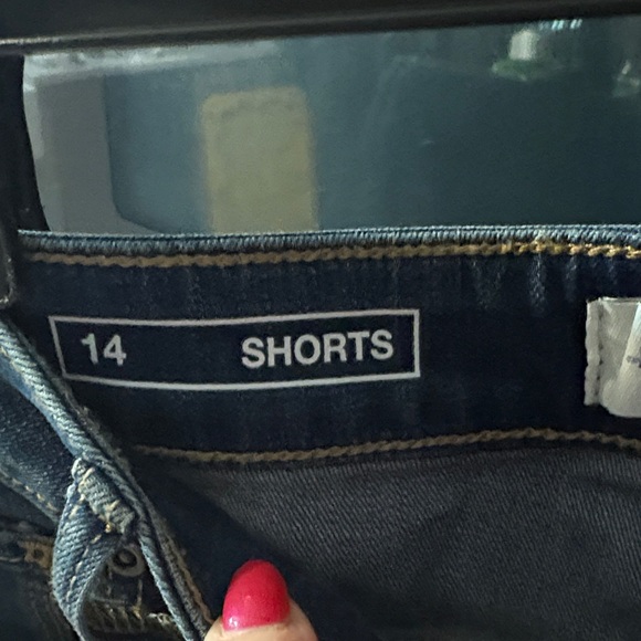 Sonoma Women's Dark Blue Jean Shorts - Picture 2 of 4